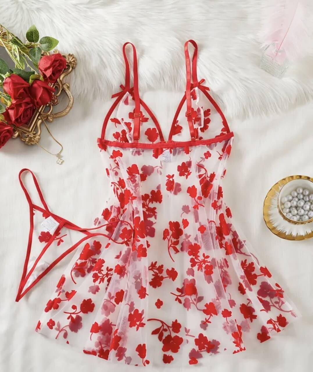 Kırmızı Fantezi Takım